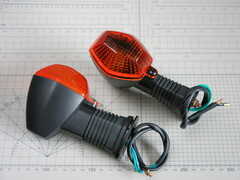 Поворотники Suzuki GSF SV DL DR-Z Kawasaki ZX Z ZRX Задние оранжевые