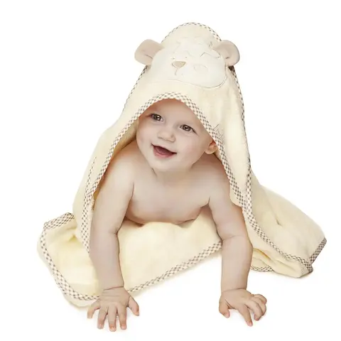 Полотенце с капюшоном Mишутка цвет бежевый