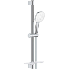 GROHE 27929003 Tempesta Cube 110 душевой набор , 3 режима струи, 13,5 л/мин, штанга 600 мм, хром (замена 27929002) фото
