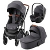 Детская коляска 3в1 Britax Roemer Smile 5Z Midnight Grey + Baby-Safe Pro Classic | Deep Black