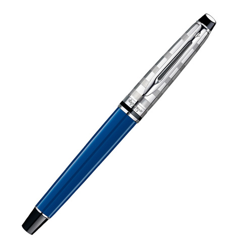 Набор подарочный Waterman Expert Deluxe Obsession Blue CT, F + чехол (1978713)