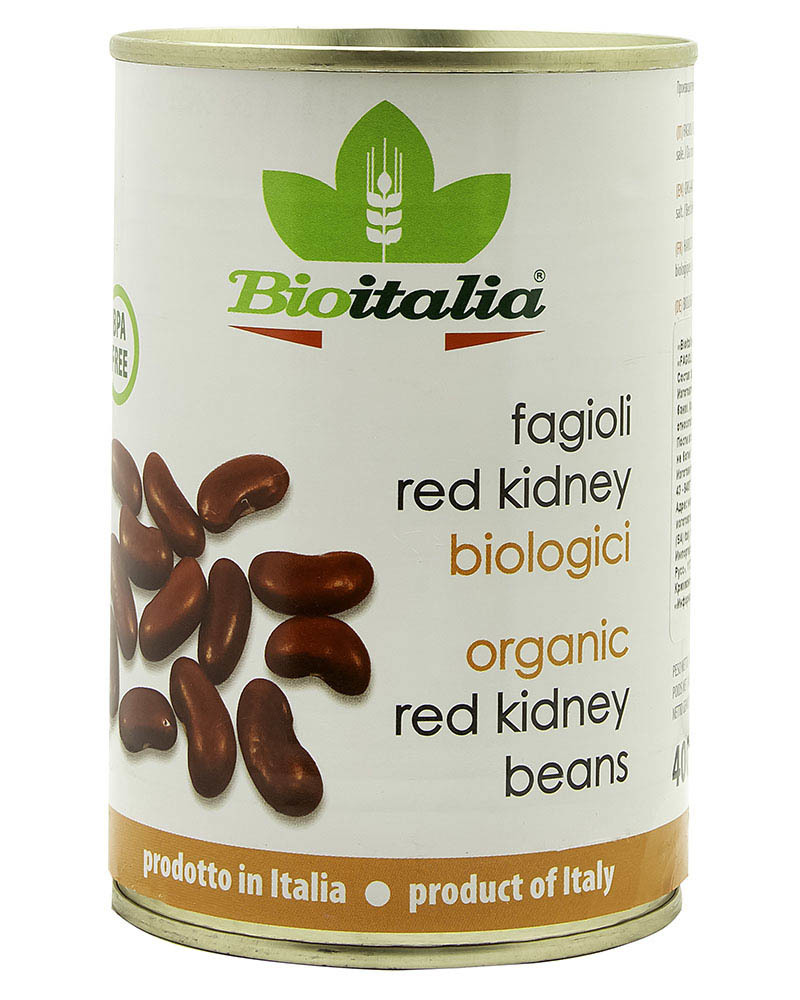 Фасоль красная Bioitalia консервированная 400 гр