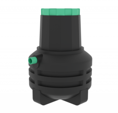 Подземная емкость Мультпласт 0.7 700 л. вертикальный (1100x1100x1530см;30кг;черный) - арт.555467.1