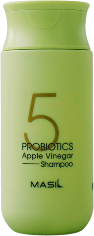 Masil 5 Probiotics Apple Vinegar Shampoo Шампунь для волос бессульфатный с яблочным уксусом