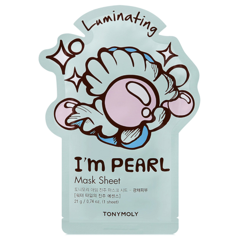 Тканевая маска для лица TONYMOLY I'm Pearl Mask Sheet Luminating, 21 гр