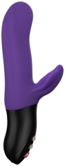 Фиолетовый пульсатор с клиторальным лепестком Bi Stronic Fusion - 21,5 см.