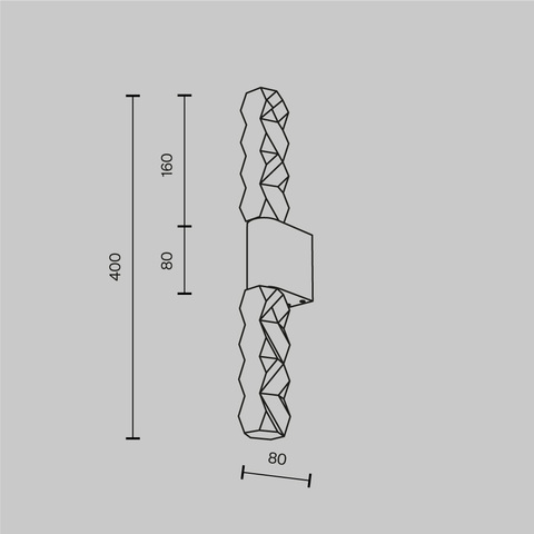 Настенный светодиодный светильник Maytoni Selemo MOD328WL-L5CH3K