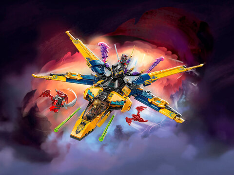 LEGO Ninjago: Суперштормовой самолет Раса и Арина (71833)