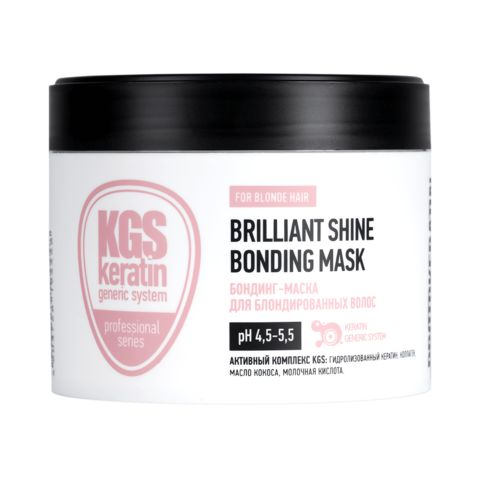 Бондинг-маска для блондированных волос Brilliant Shine Bonding Mask PROTOKERATIN 250 мл