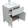 Aquanet 277548 Тумба Алвита new 60 напольная 1 ящ., 2 дв. цв. серый (277548)
