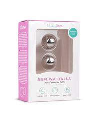 Серебристые вагинальные шарики Ben Wa Balls - 