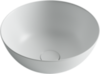Умывальник чаша накладная круглая (Белый Матовый) Element 358*358*155мм Ceramica Nova CN6003