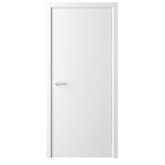 Купить Межкомнатная дверь эмаль Флэт белая глухая