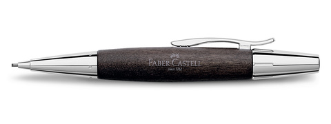 Механический карандаш Faber-Castell E-motion Pearwood Black (138383)