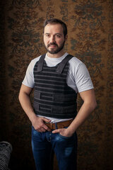 Бронежилет VIP Комфорт 3-3 тип УНИ (Ст), Бр3 кл. защиты (арт. Sl/TT, ГП, Ст)