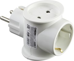 СИБИН 3 гнезда, сетевой разветвитель (55098-3)