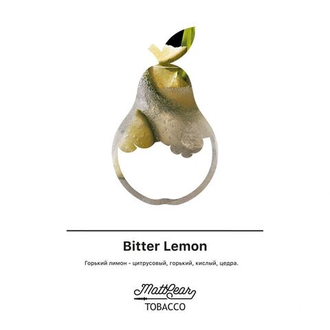 Табак Mattpear - Bitter Lemon (Горький лимон) 50г