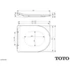 Сиденье для унитаза с микролифтом Toto TC514F