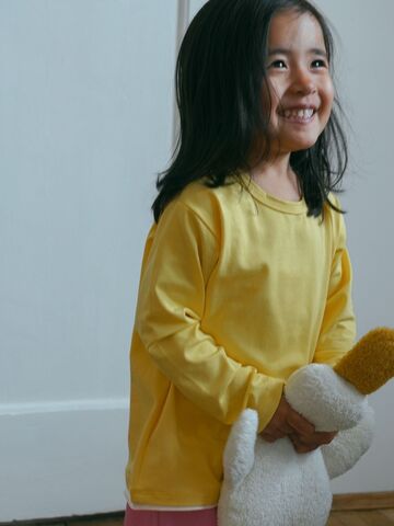 Лонгслив детский желтый