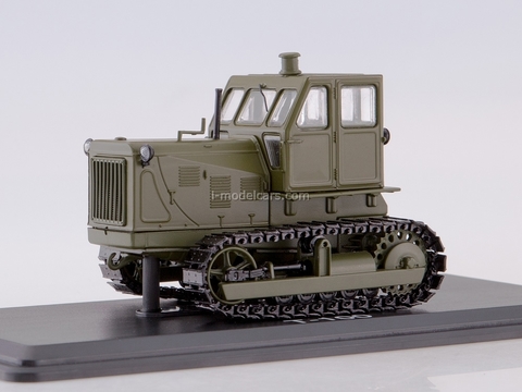 Tractor ChTZ-100 metal tracks khaki 1:43 Start Scale Models (SSM)