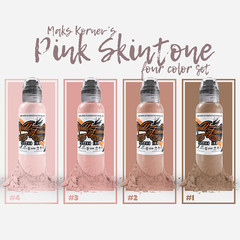 Maks Kornev's Pink Skintone Set (4 пигмента)