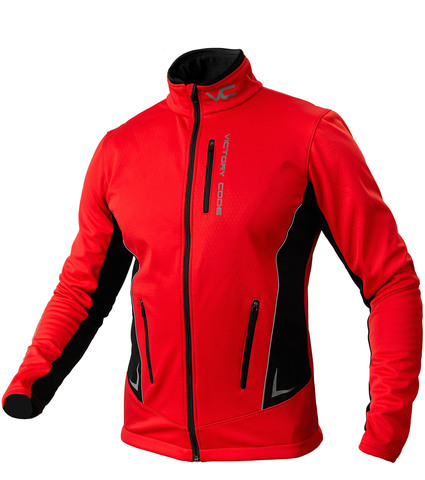 Утеплённая лыжная куртка 905 Victory Code Speed Up Red A2