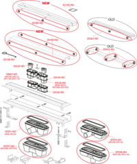 APZ6-850 Водоотводящий желоб AlcaPlast Professional