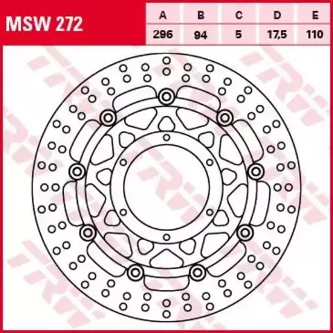 Тормозной диск MSW272