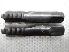 Метчик трубный 3/8"  (к-т из 2-шт.) 3-х канавочный