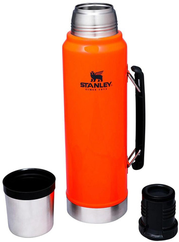 Картинка термос Stanley classic 1l Blaze Orange - 2