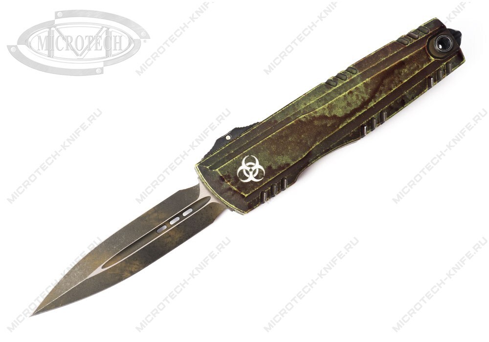 Нож Microtech Luminary ZBP 1270-1OBDS Outbreak Zombie