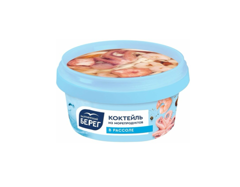 Коктейль из морепродуктов в рассоле 300гр