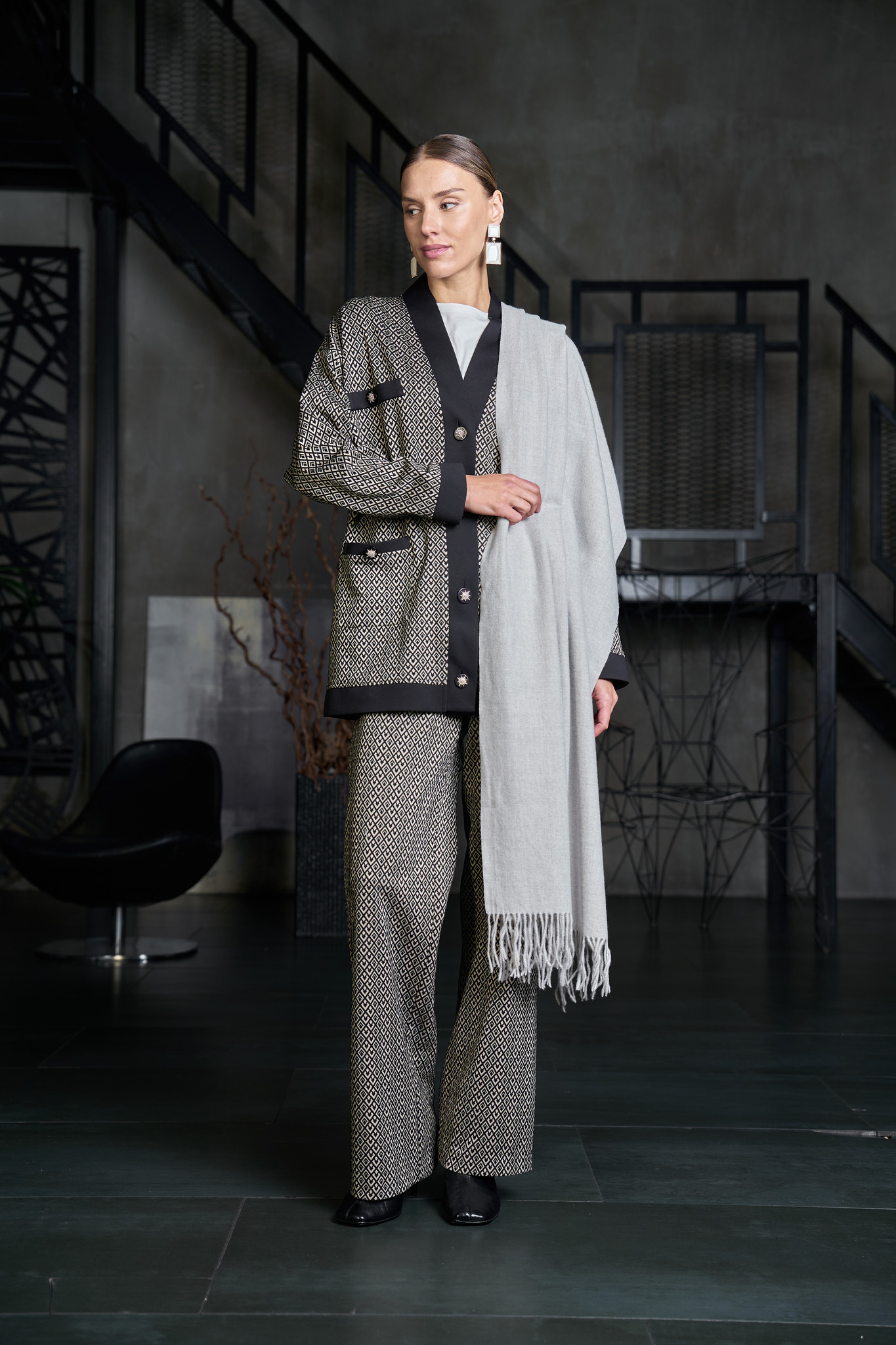 Кардиган с пуговицами