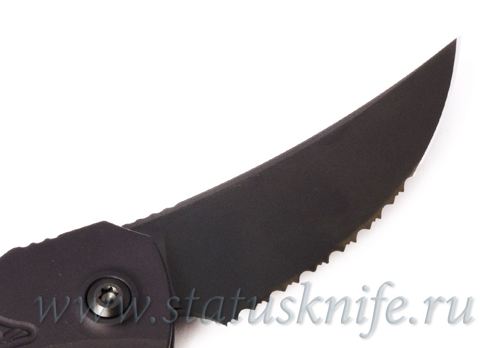 Нож Microtech Bastinelli 268A-3DLCTSH Brachial Serrated Shadow