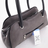 Сумка Саломея 501 итальянский серый + черный