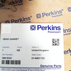 Прокладка ГБЦ | 02/203147, 3681E051 | Perkins