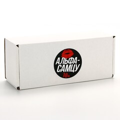 Подарочный набор косметики «Альфа-самцу», гель для душа 370 мл и мужские трусы, 18+
