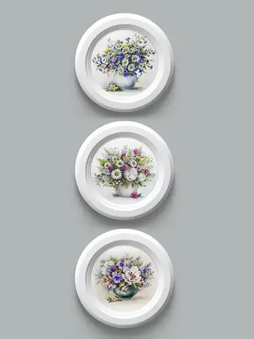 Картины на стену интерьерные на холсте 3 шт. 17.5 см