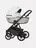 Коляска 2 в 1 Riko Basic Montana Ecco цвет 32 White-Light Silver (белый-св.серый)
