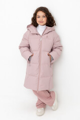 пальто  для девочки  ВК 34068/3 УЗГ