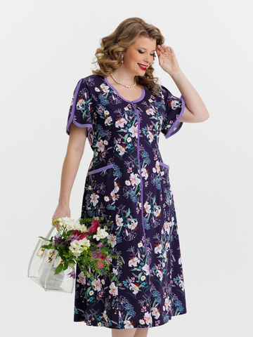 1354В Халат на молнии