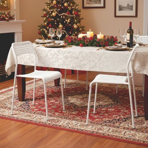 Стул Bengt, белый, 42х47х78 см, полипропилен, металл (ПРИ ПОКУПКЕ ОТ 2-х ШТУК)