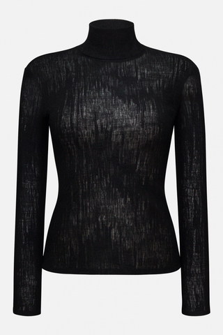 Водолазка из фактурной шерсти