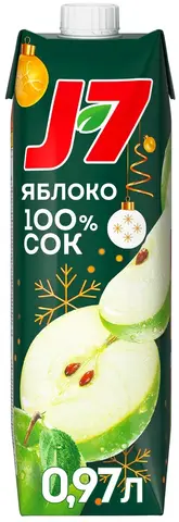 Напиток J7 зелёное яблоко 0,97мл