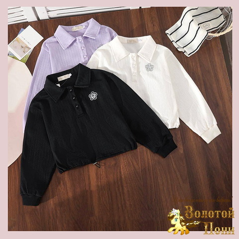 Блуза девочке (6-10) 260216-FW722