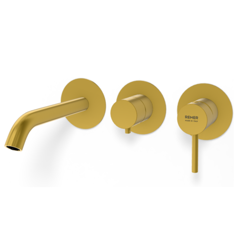 Remer X54D3PWBBG Смеситель для ванны Remer X Style X54D3PWBBG, золото брашированное