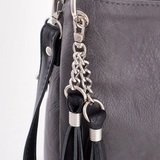 Сумка Саломея 264 македония серый+черный