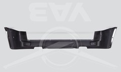 Накладка заднего бампера УАЗ-3163 (с2015г.) А/М (черный металлик)