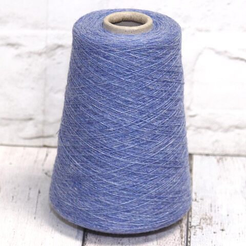 Смесовка с кашемиром (10%) NEW MILL VELOX 1/14.5 джинсовый меланж