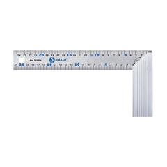 Угольник КОБАЛЬТ столярный 250 мм, нерж.сталь , алюминиевое основание (243-592)